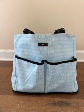 Scout Light Blue Multi-Pocket Beach Tote